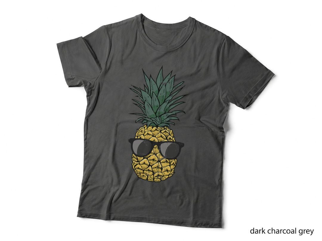 Vintage Pineapple T-Shirt, Tropical Fruit Print, Summer Vibes