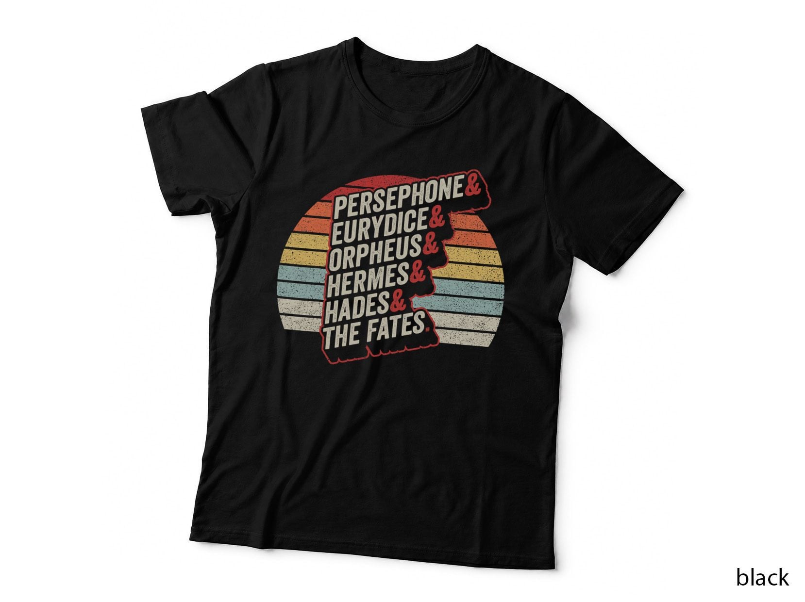 Vintage Retro Hades Orpheus & Eurydice T-Shirt, Musical Theatre Style