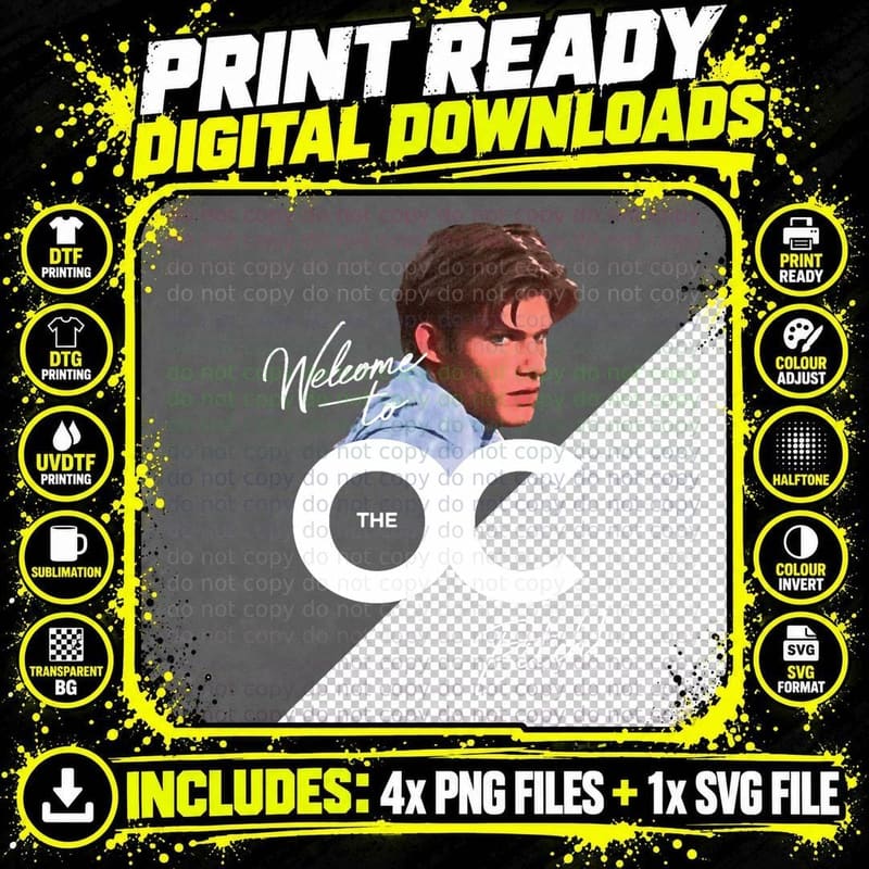 Welcome to the Oc Bitch T-Shirt, 2000S Teen Drama Png SVG Digital Bundle