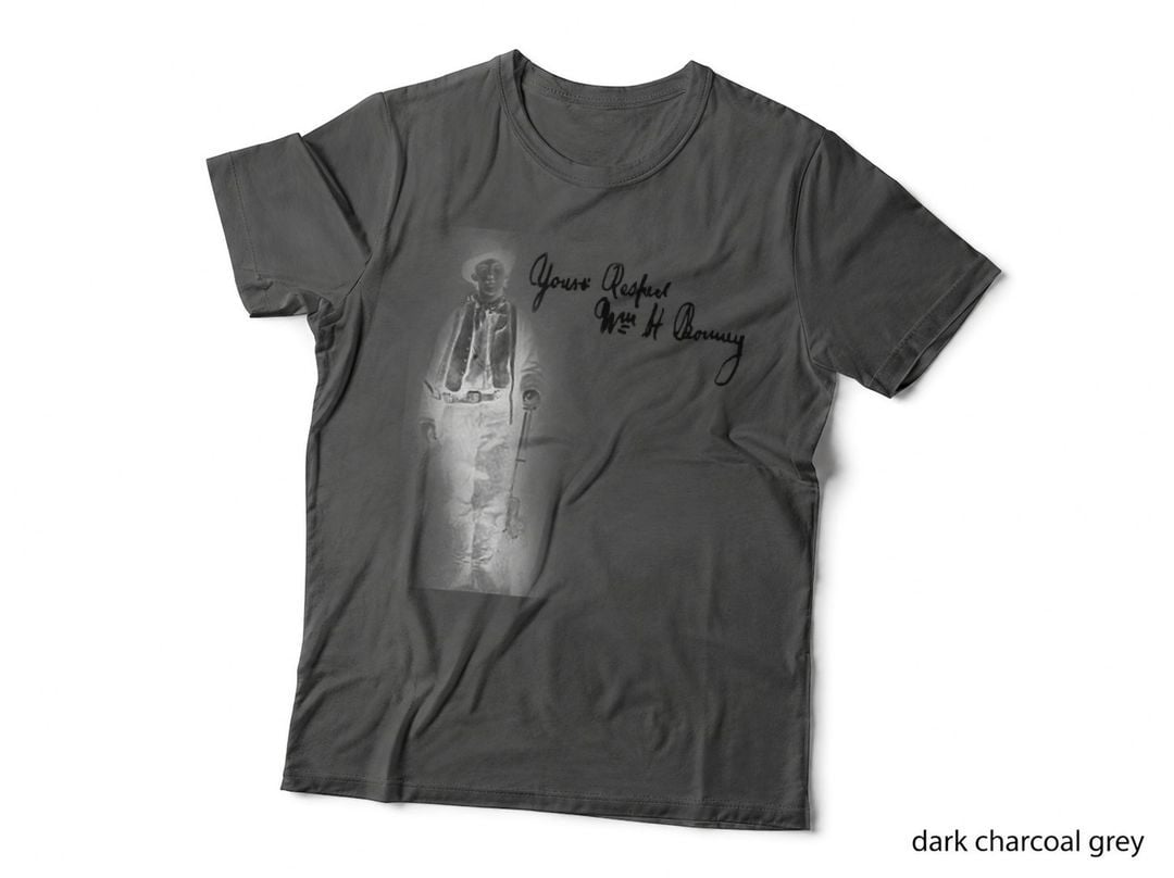 Yours Respect William H. Bonney Billy the Kid Vintage Photo T-Shirt