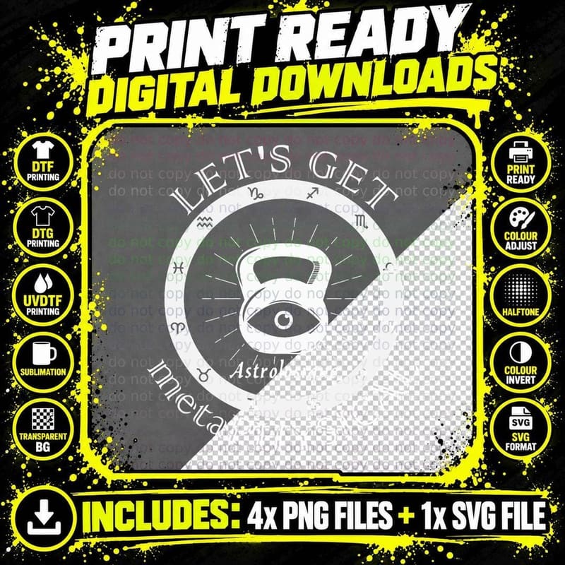 Are You Ready to Get Metaphysical! Classic T-Shirt Png SVG Digital Bundle