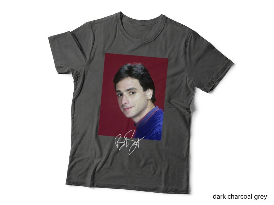 Bob Saget Tribute T-Shirt, Full House Fan Art, Retro 80s Style