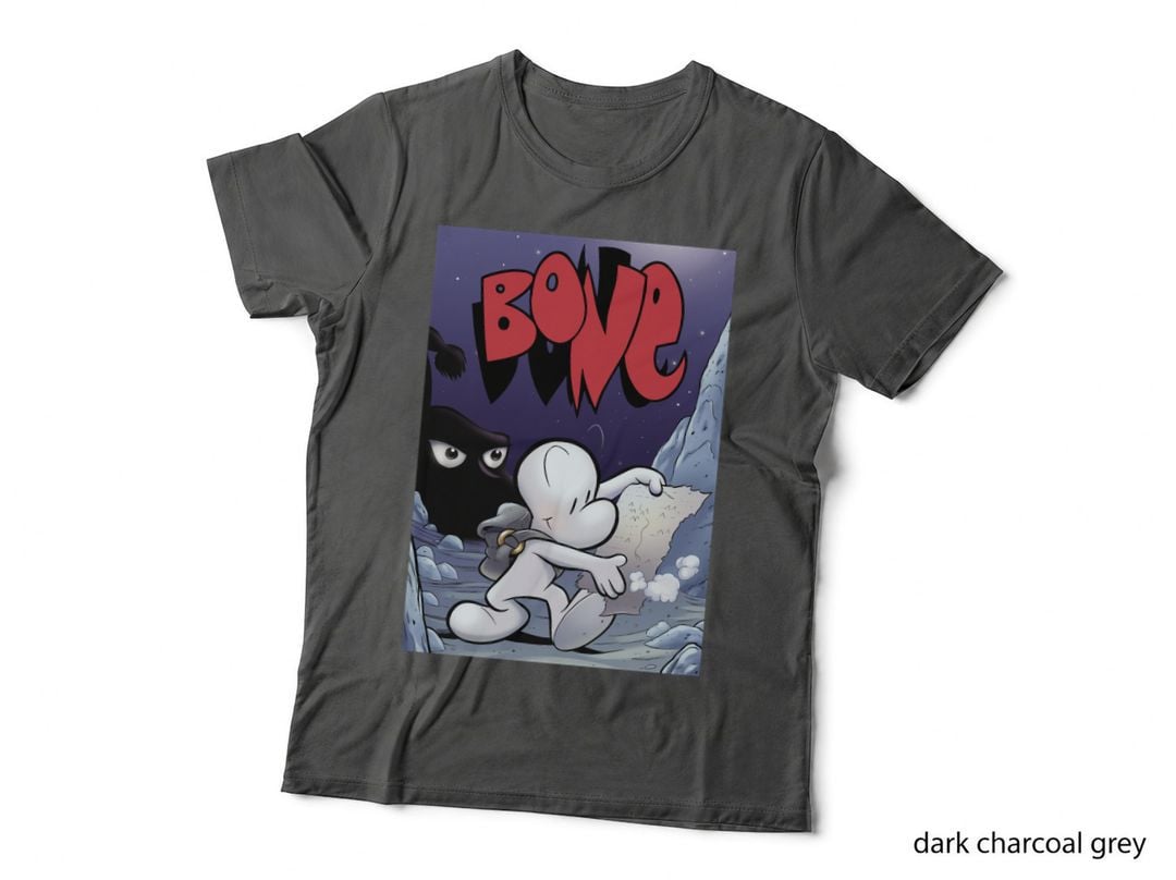 Bone Comic Cover T-Shirt, Retro Comic Art, Nostalgic Graphic Print