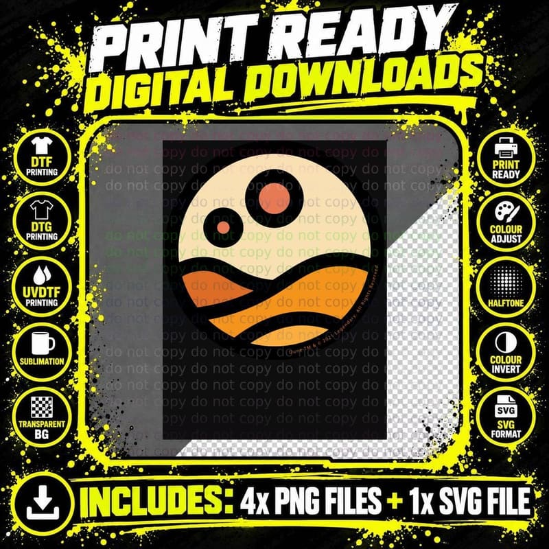 DUNE Arrakis Desert. Classic T-Shirt Png SVG Digital Bundle