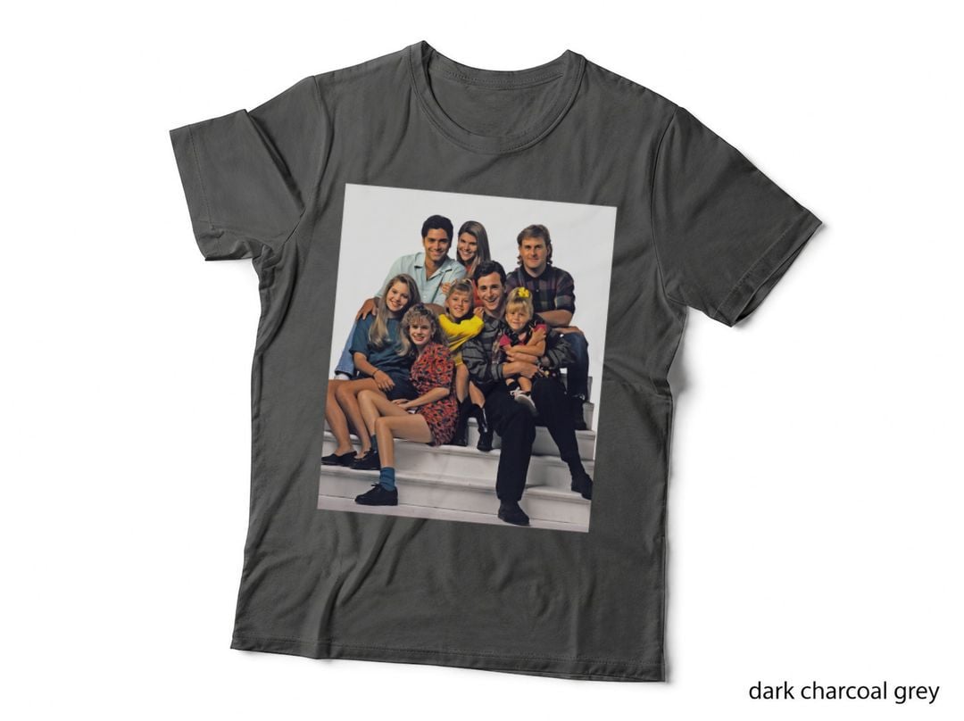 Full House Cast T-Shirt, 90s Throwback Style, Nostalgia Apparel