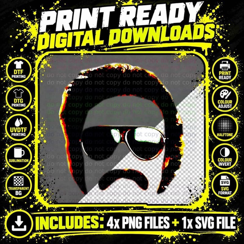 Giorgio Moroder (I Feel Love) T-Shirt Png SVG Digital Bundle
