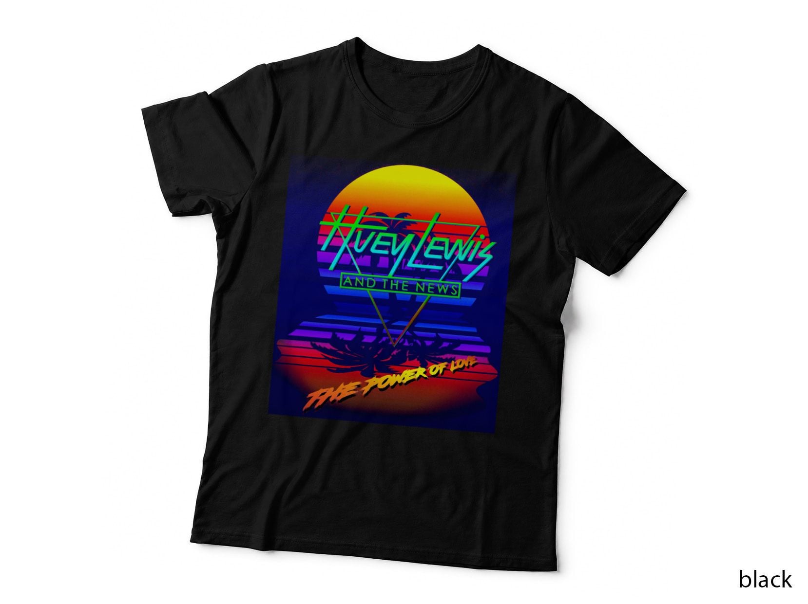 Huey Lewis the Power of Love Retro 80s Synthwave Homage Classic T-Shirt