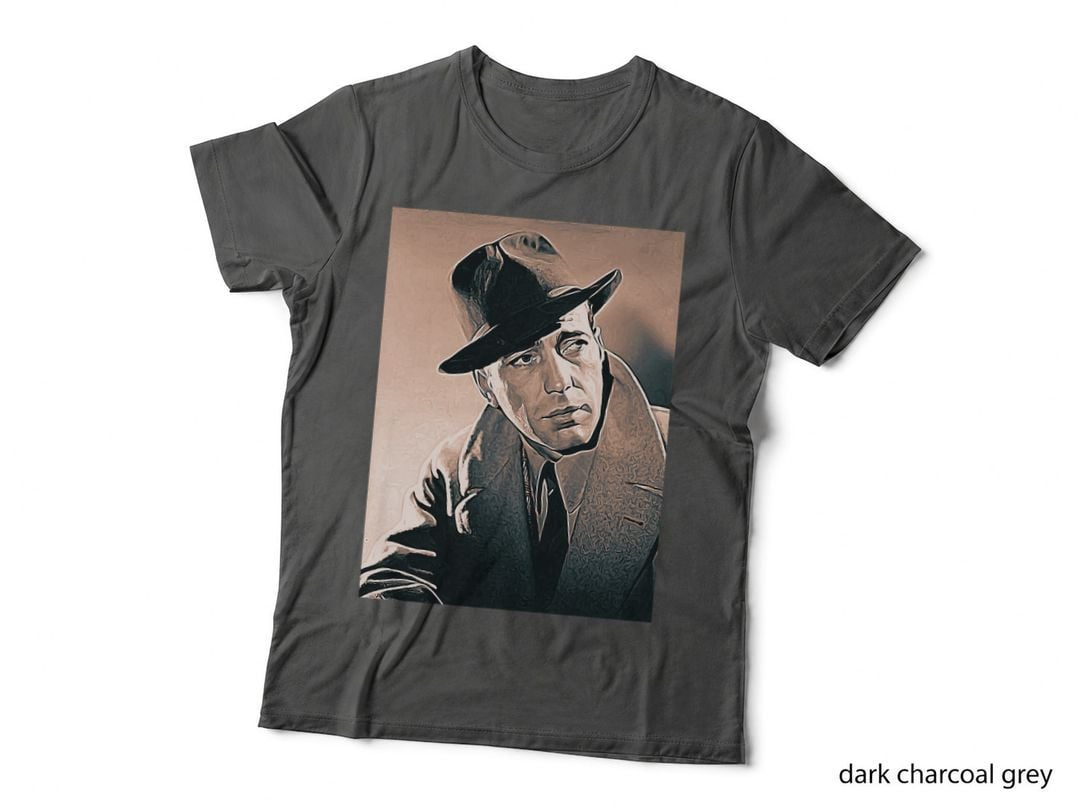 Humphrey Bogart Art - Vintage Painting - D55 T-Shirt