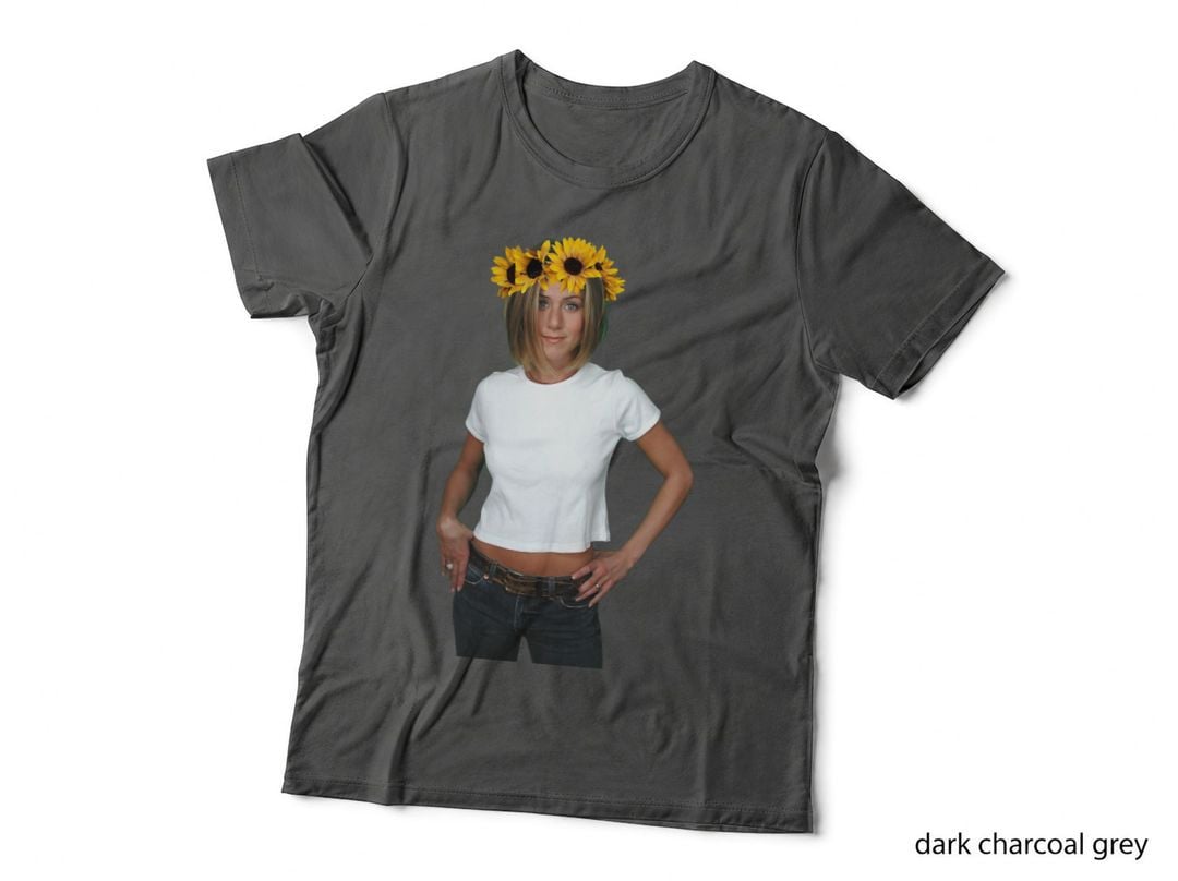 Jennifer Aniston in a Flower Crown Classic T-Shirt