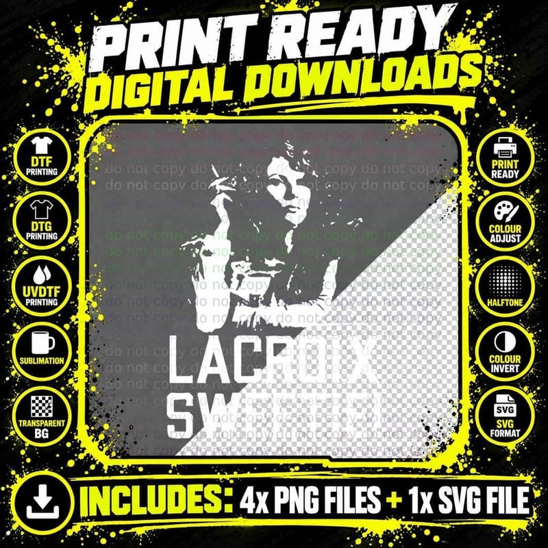 Lacroix Sweetie T-Shirt, Fashionable Graphic Tee Png SVG Digital Bundle