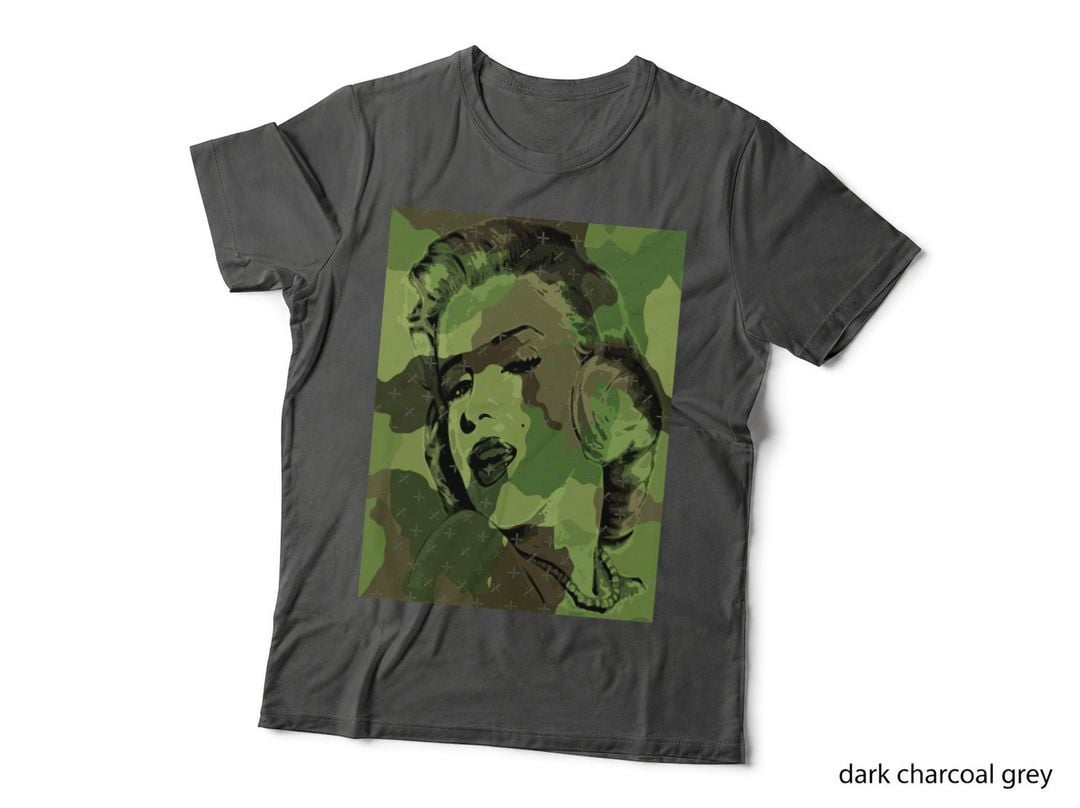 Marilyn Monroe Camouflage Camo Print Marilyn Monroe Classic T-Shirt