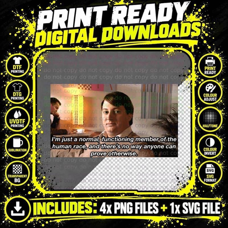 Mark Peep Show, Normal Classic T-Shirt Png SVG Digital Bundle