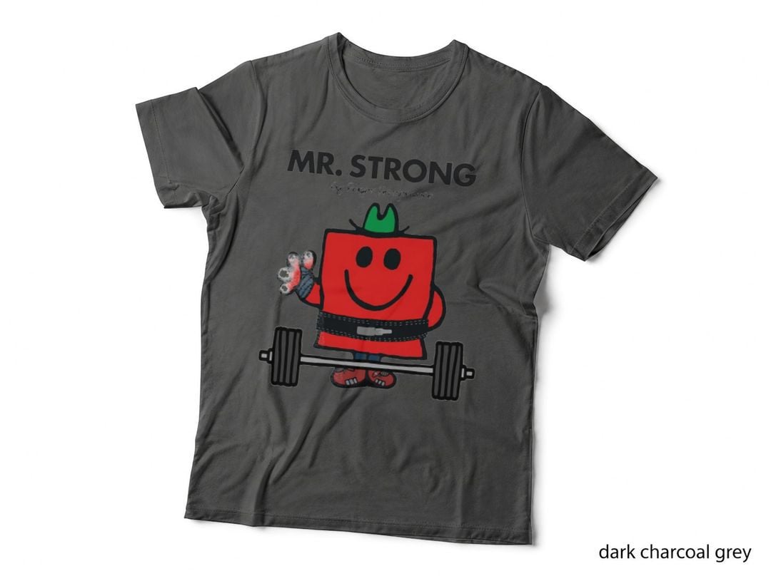 Mr Strong Barbell Weightlifting Classic T-Shirt