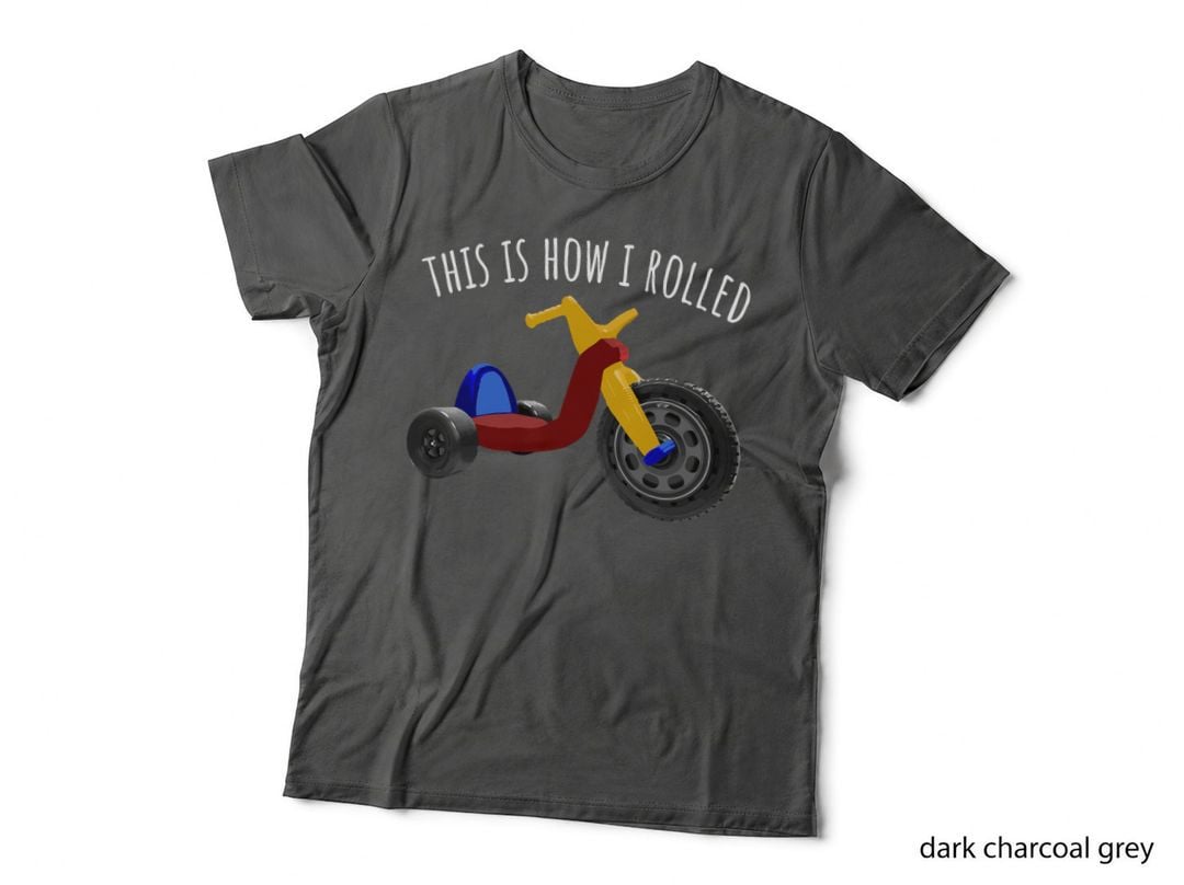 Nostalgic Love 70s 80s Vintage Retro Toys Big Tricycle Wheel T-Shirt