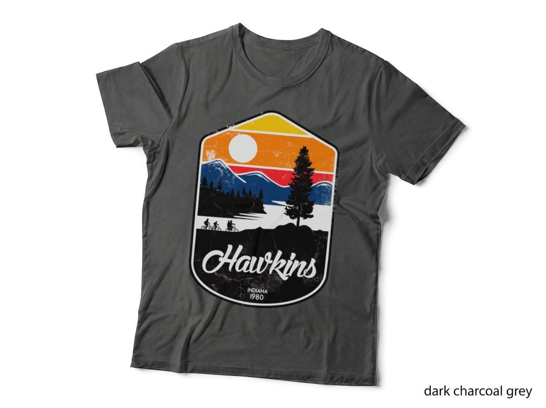 Retro 80s Nature Scene T-Shirt, Vintage Scenery Print, Nature Lovers Apparel