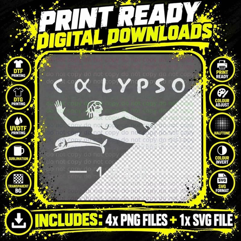 Rv Calypso Jacques Cousteau Jacques Classic T-Shirt Png SVG Digital Bundle