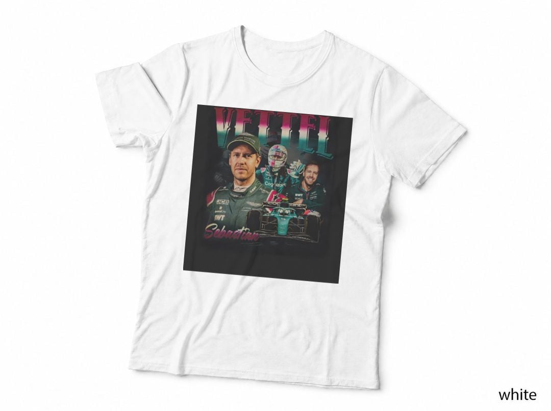 Sebastian Vettel Retro Vintage T-Shirt