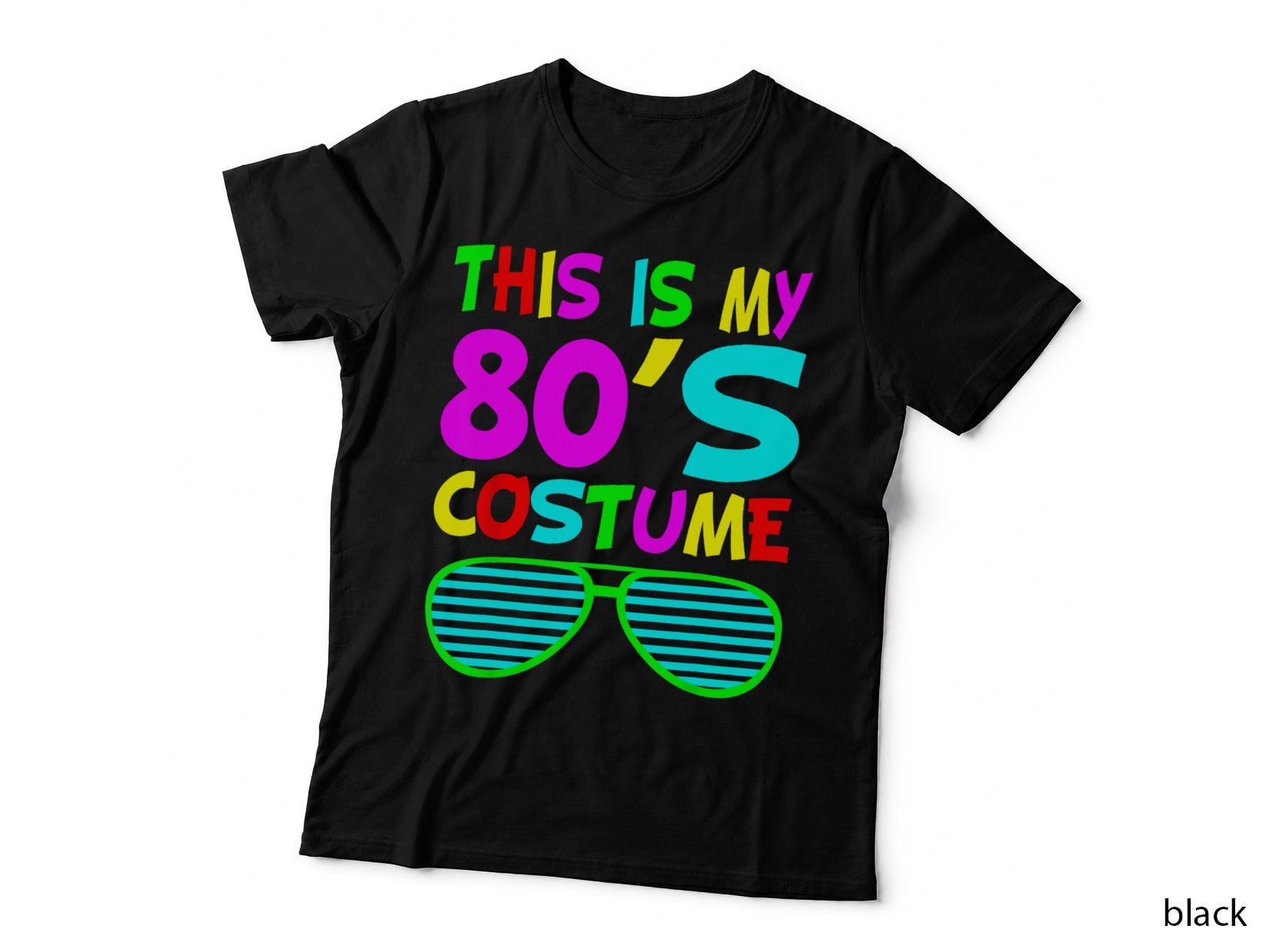This Is My 80s Costume T-Shirt 80's 90's Party T-Shirt