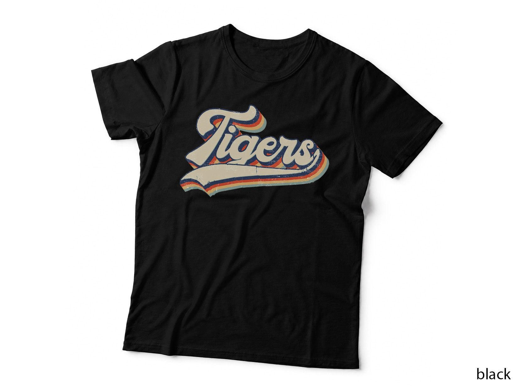 Tigers Sports Name Vintage Retro Gift Men Women Boy Girl T-Shirt