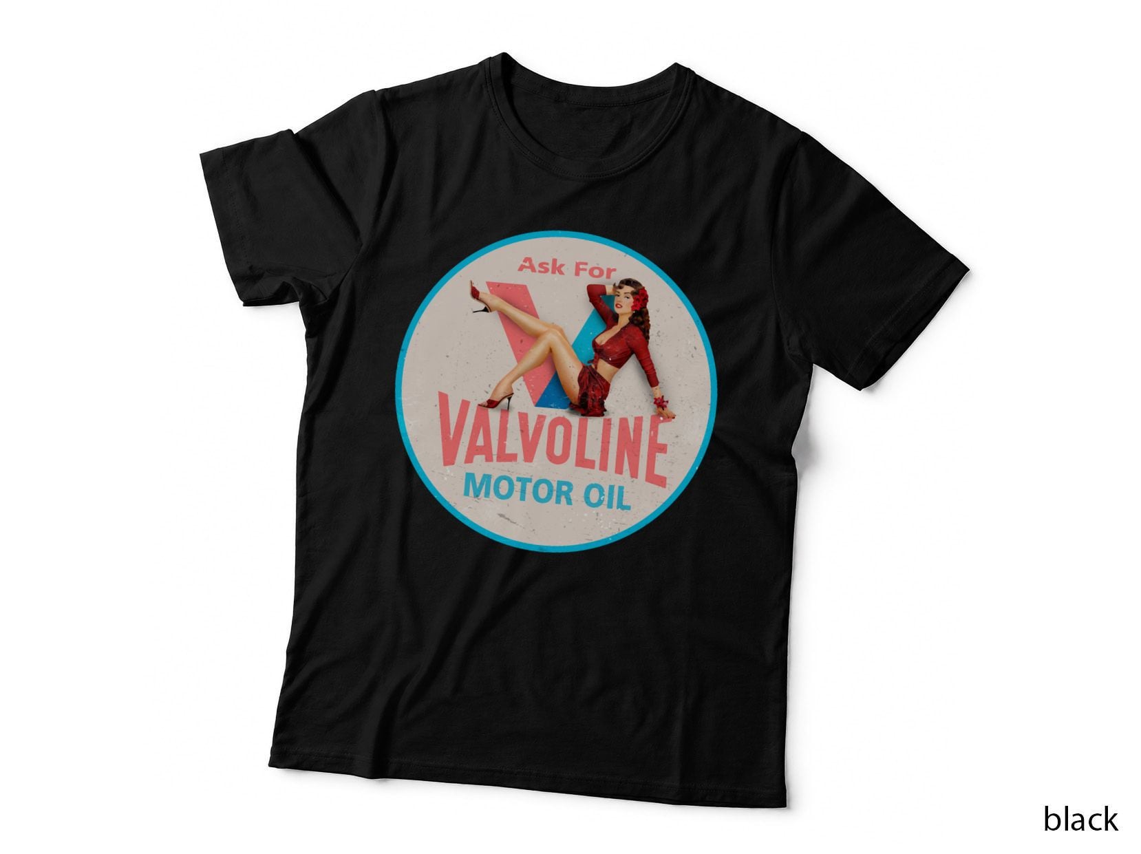 Valvoline Pin up Vintage Sign T-Shirt
