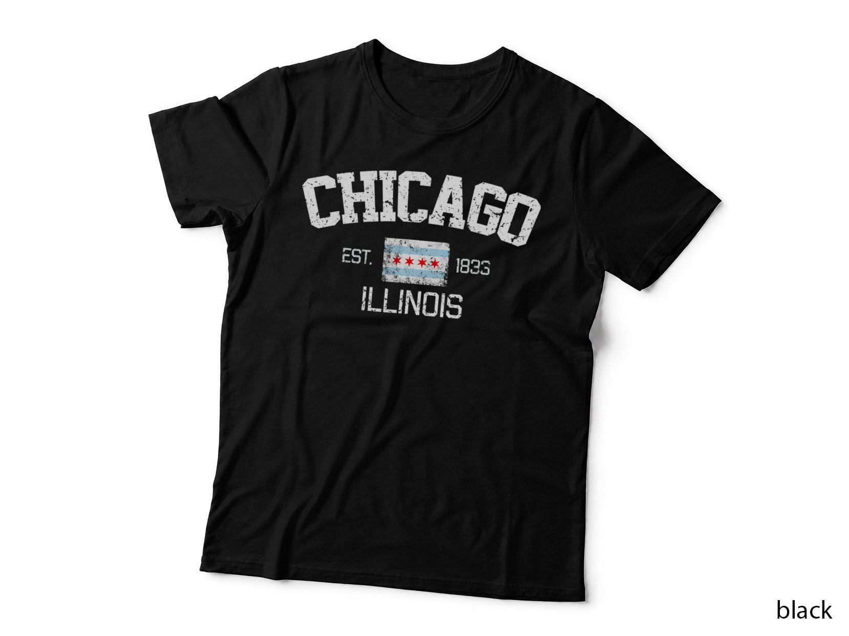 Vintage Chicago Illinois Est. 1833 Gift T-Shirt