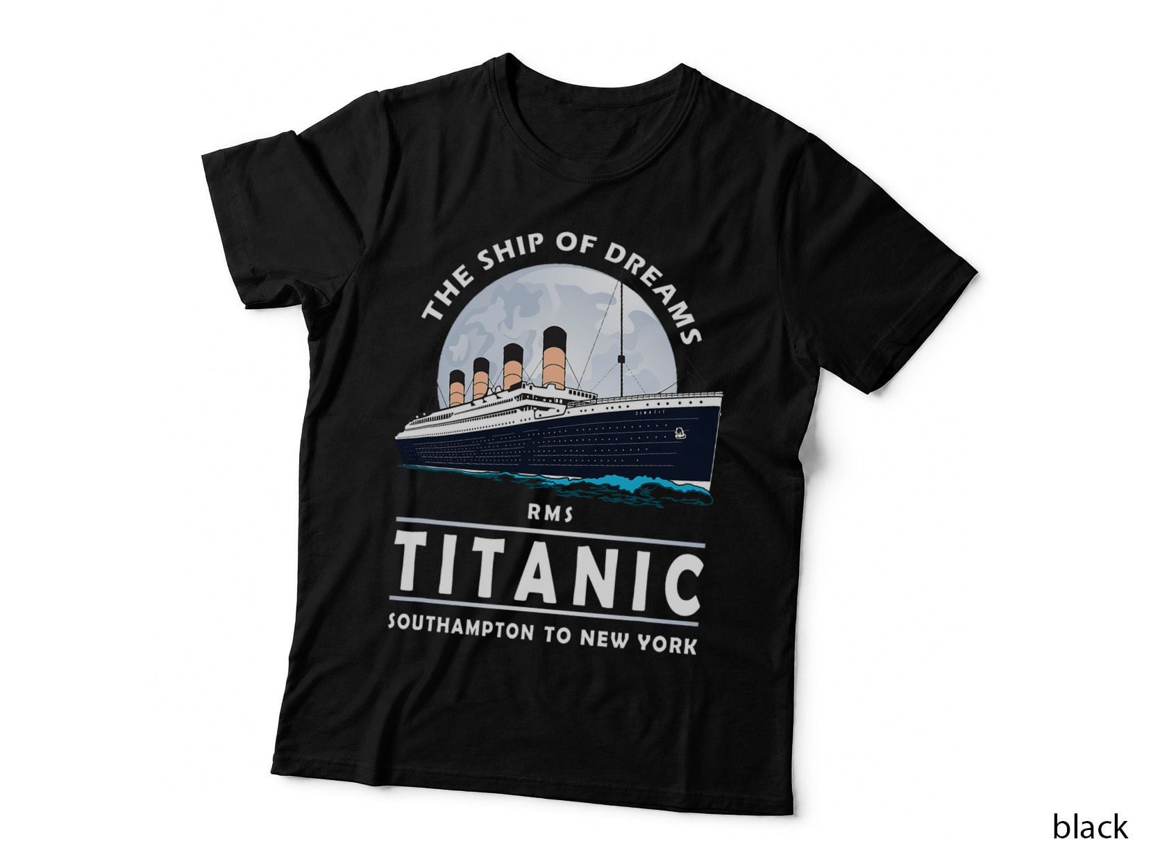 A 1912 Vintage Titanic Voyage Ship Cruise Gift for Son T-Shirt
