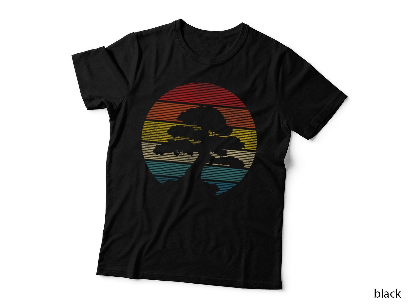Bonsai Tree Retro T-Shirt