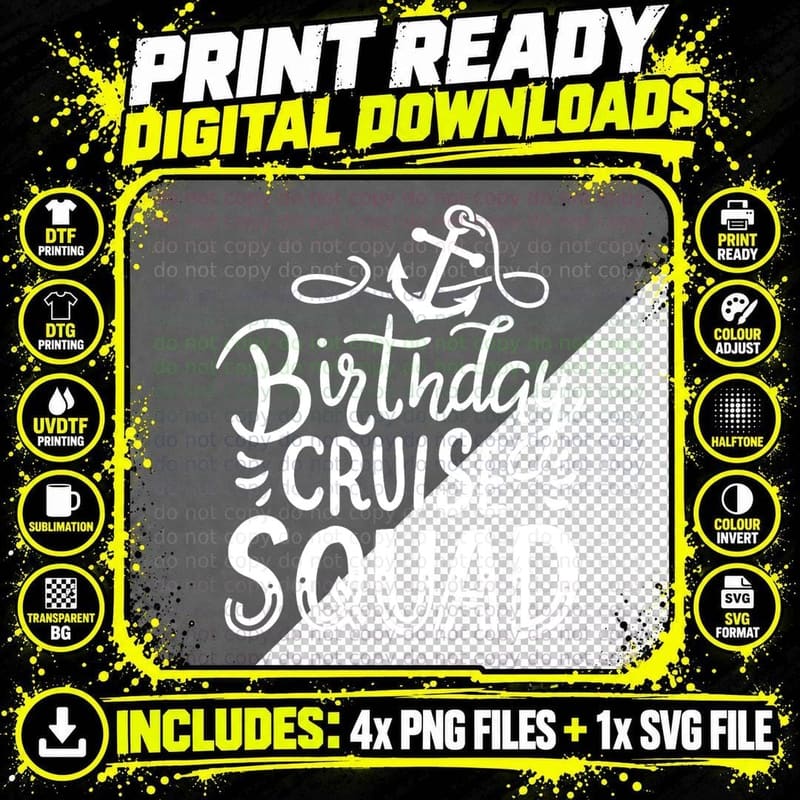 Cruising Cruise Vacation Vintage Gift T-Shirt Png SVG Digital Bundle