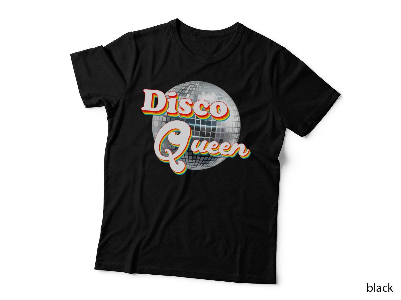 Disco Queen - 70's Disco Themed Vintage Seventies Costume T-Shirt