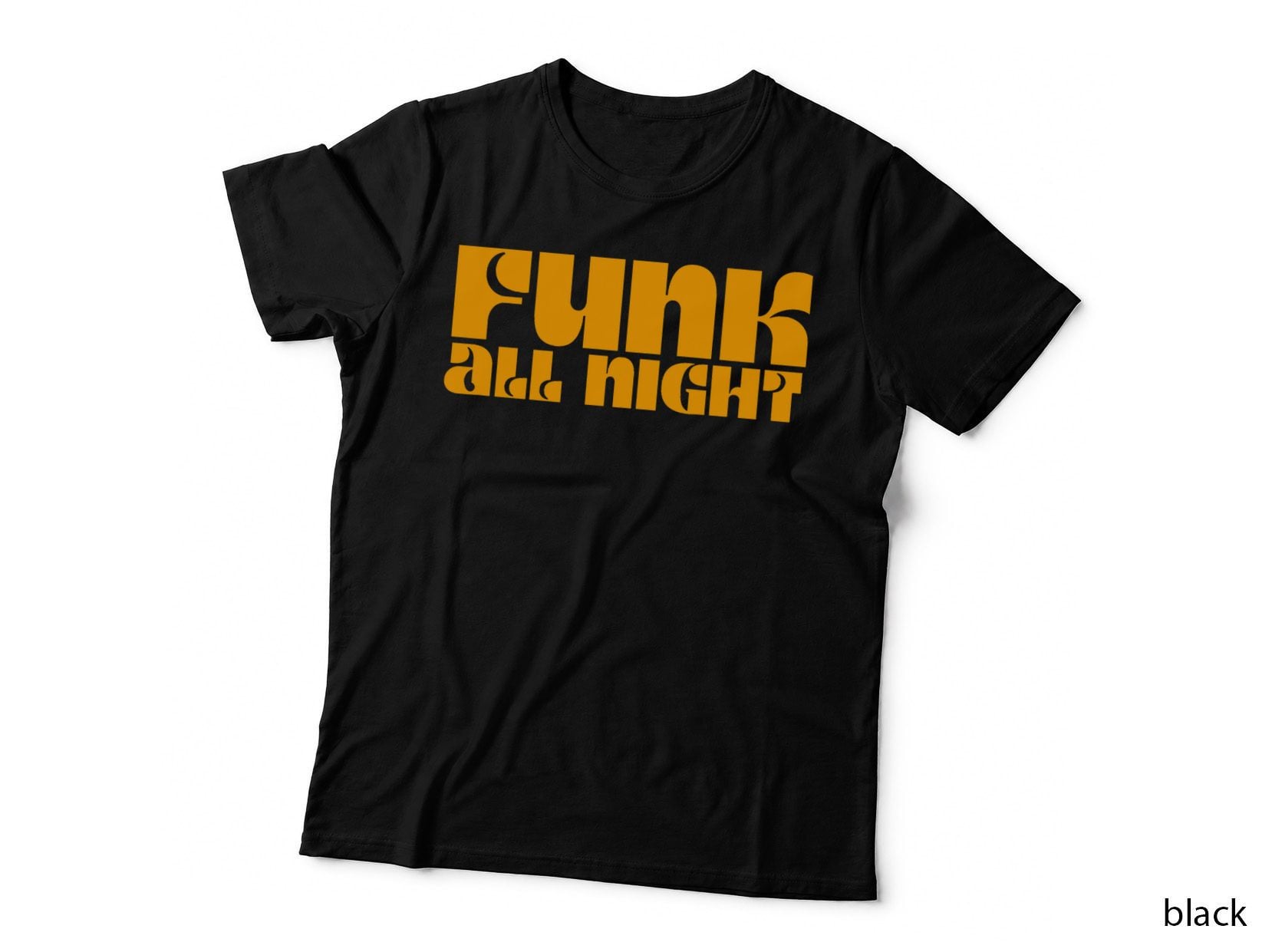 Funk All Night 70s Retro Soul Funk Disco Music T-Shirt