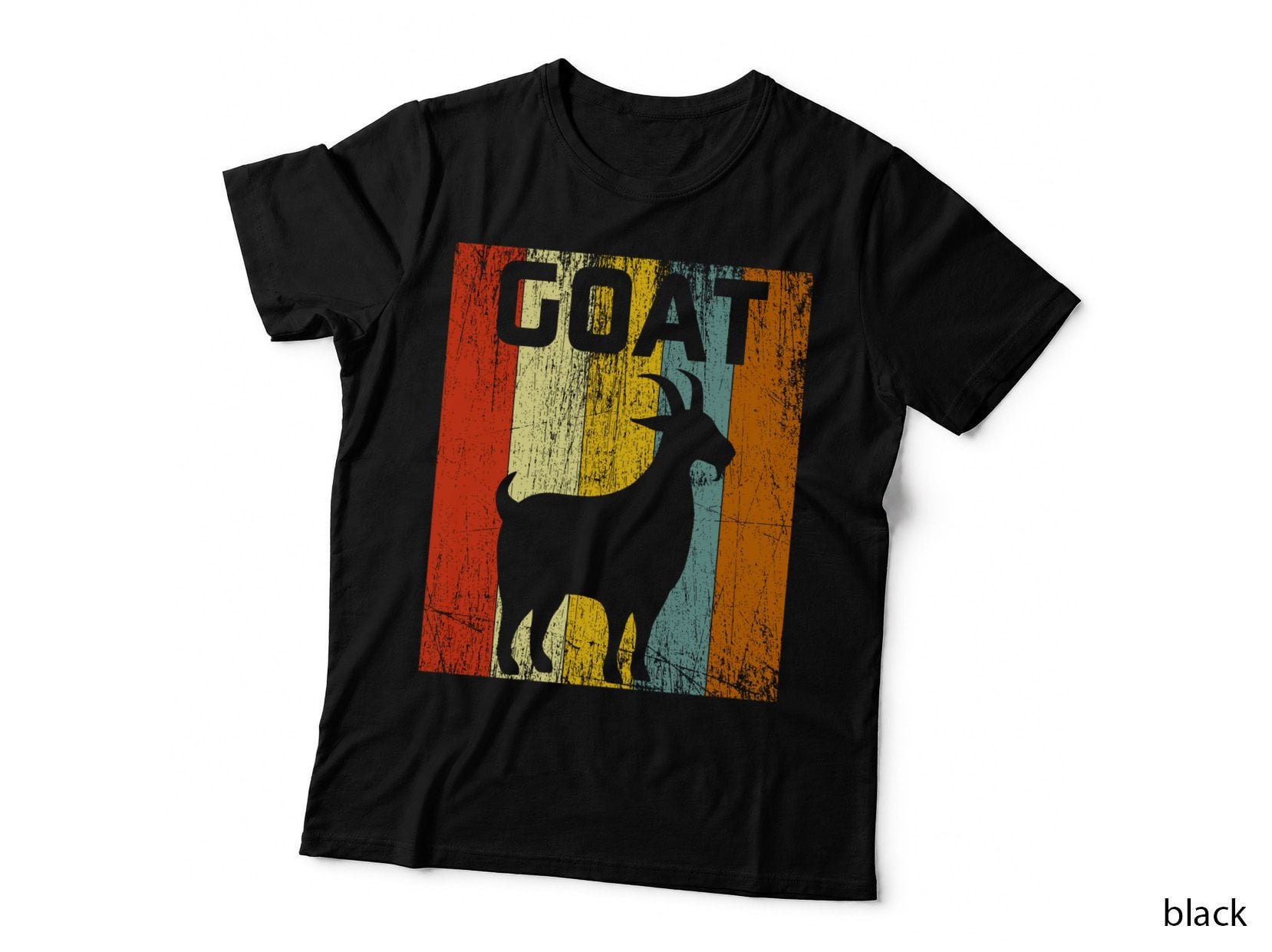 Goat Tshirt Disco Retro Vintage Goat Lover, Throwback T-Shirt