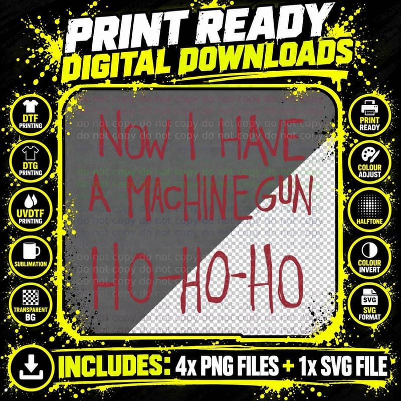 Ho Ho Ho... Classic T-Shirt Png SVG Digital Bundle