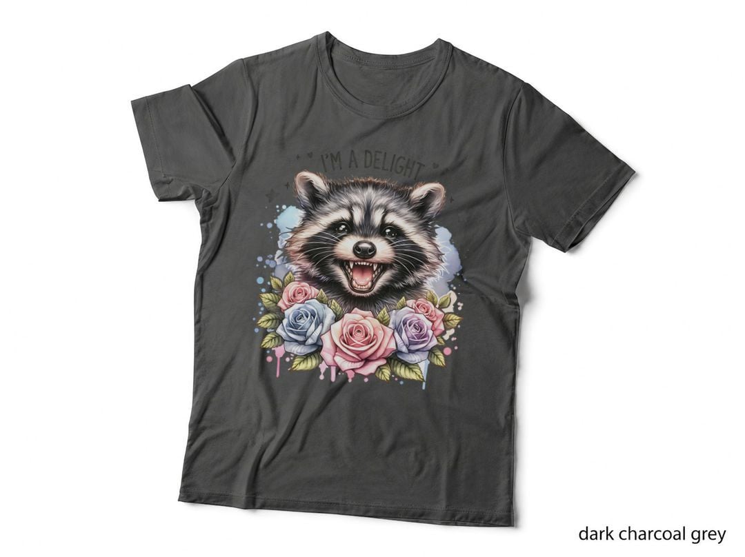 I'm a Delight Raccoon, Retro Vintage, Cozy, Gift Idea, Gift T-Shirt