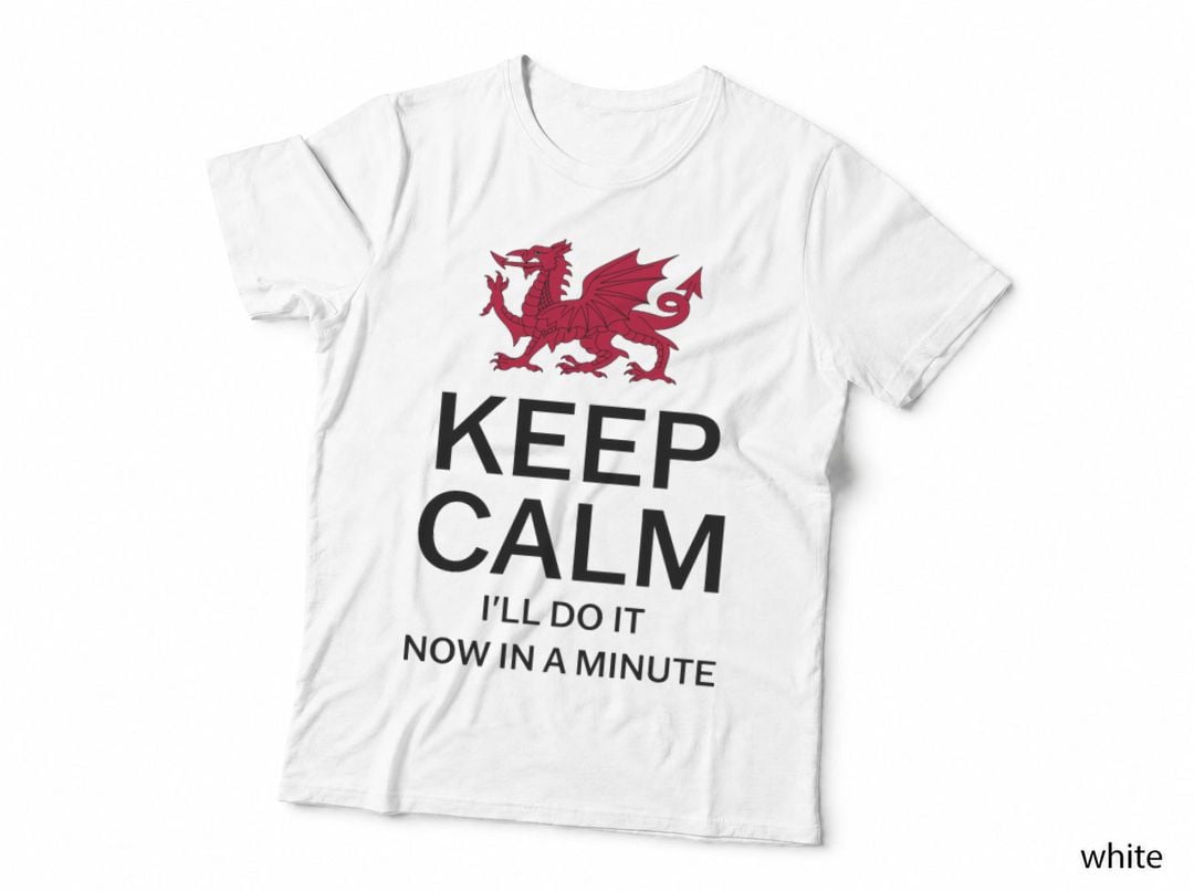 Keep Calm I'll Do It Now in a Minute Classic T-Shirt