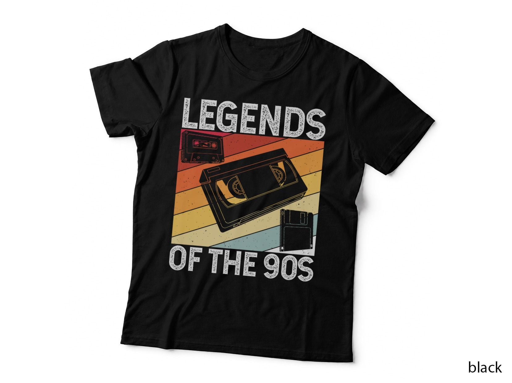 Legends of the 90s Vintage Retro Music Club Disco, Retro T-Shirt