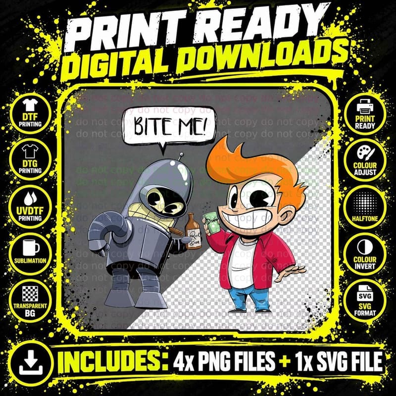 Mens Space Cartoon in Classic Style T-Shirt Png SVG Digital Bundle