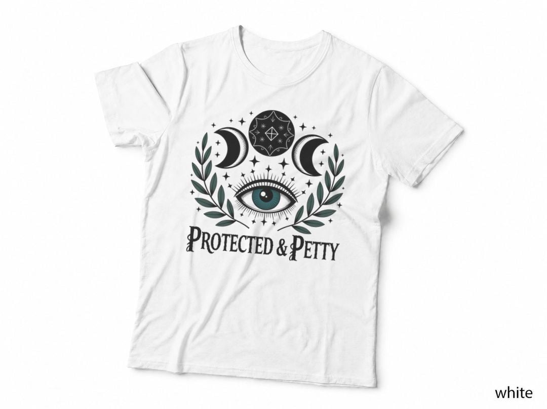 Protected and Petty, Retro Vintage, Trendy Outfit, Gift Idea, Gift T-Shirt