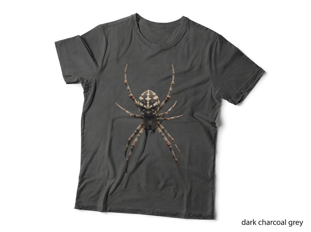 Scary Spider Web Vintage Filter T-Shirt