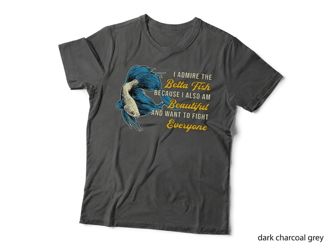 Betta Fish Because Fish Lover Aquarium Vintage Betta Fish T-Shirt
