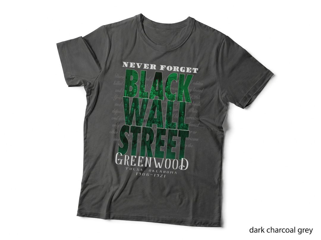 Black Wall Street Greenwood Tulsa - Vintage Black History T-Shirt