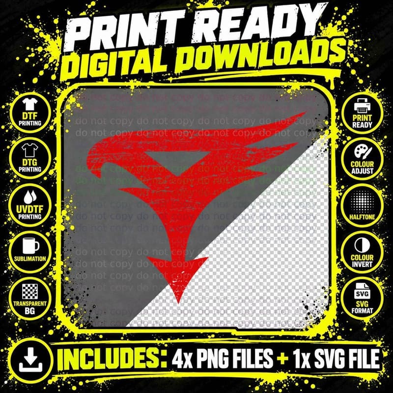 Gatchaman Vintage Logo T-Shirt Png SVG Digital Bundle