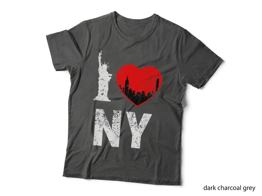I Heart Love NY New York City NYC Classic Font T-Shirt