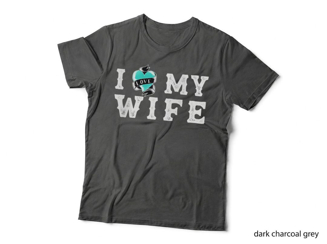 I Heart My Wife at Vintage Tattoo Style, I Love My Wife T-Shirt