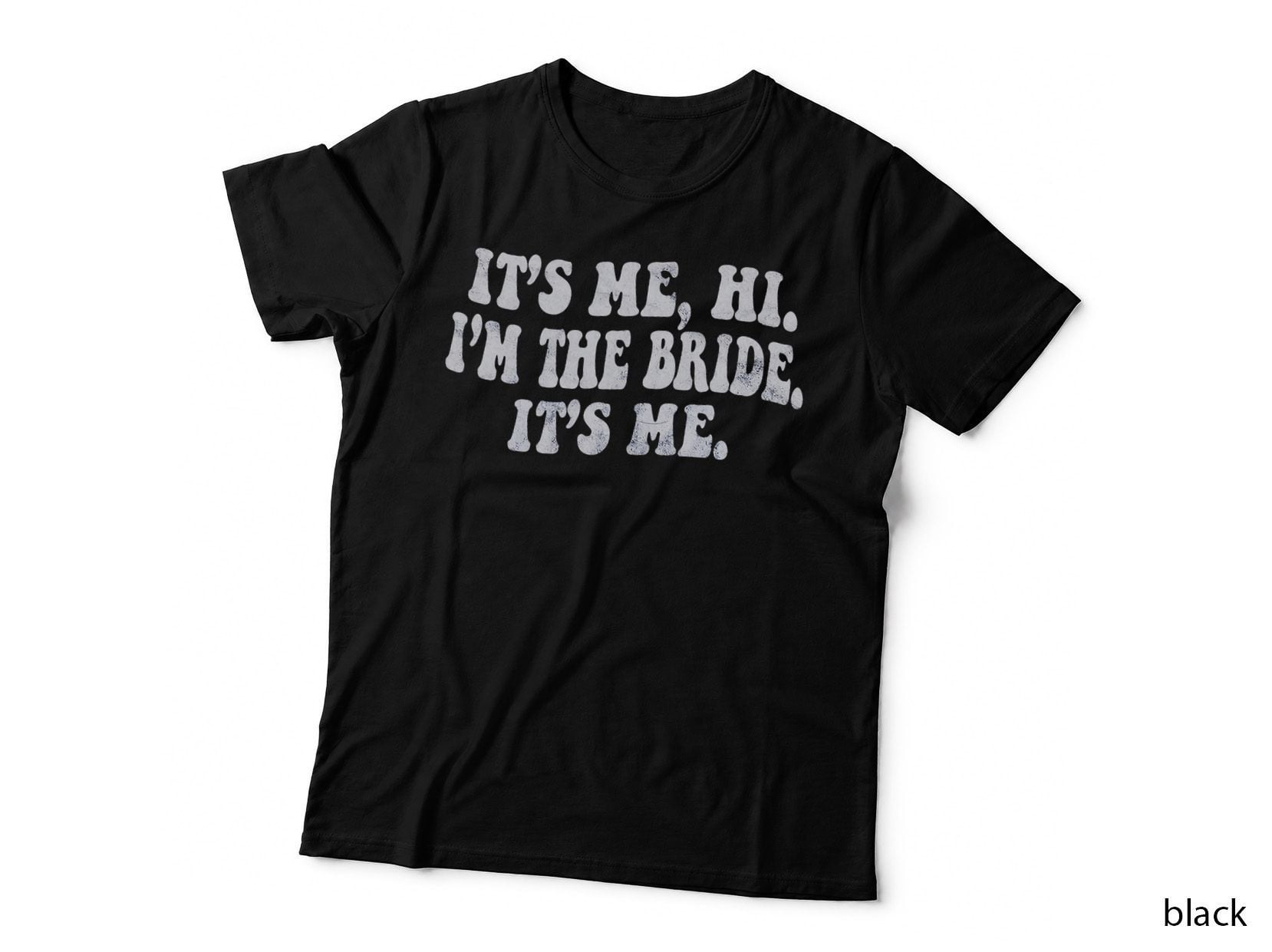 Its Me Hi I'm the Bride Its Me Retro Groovy Bride Engagement T-Shirt