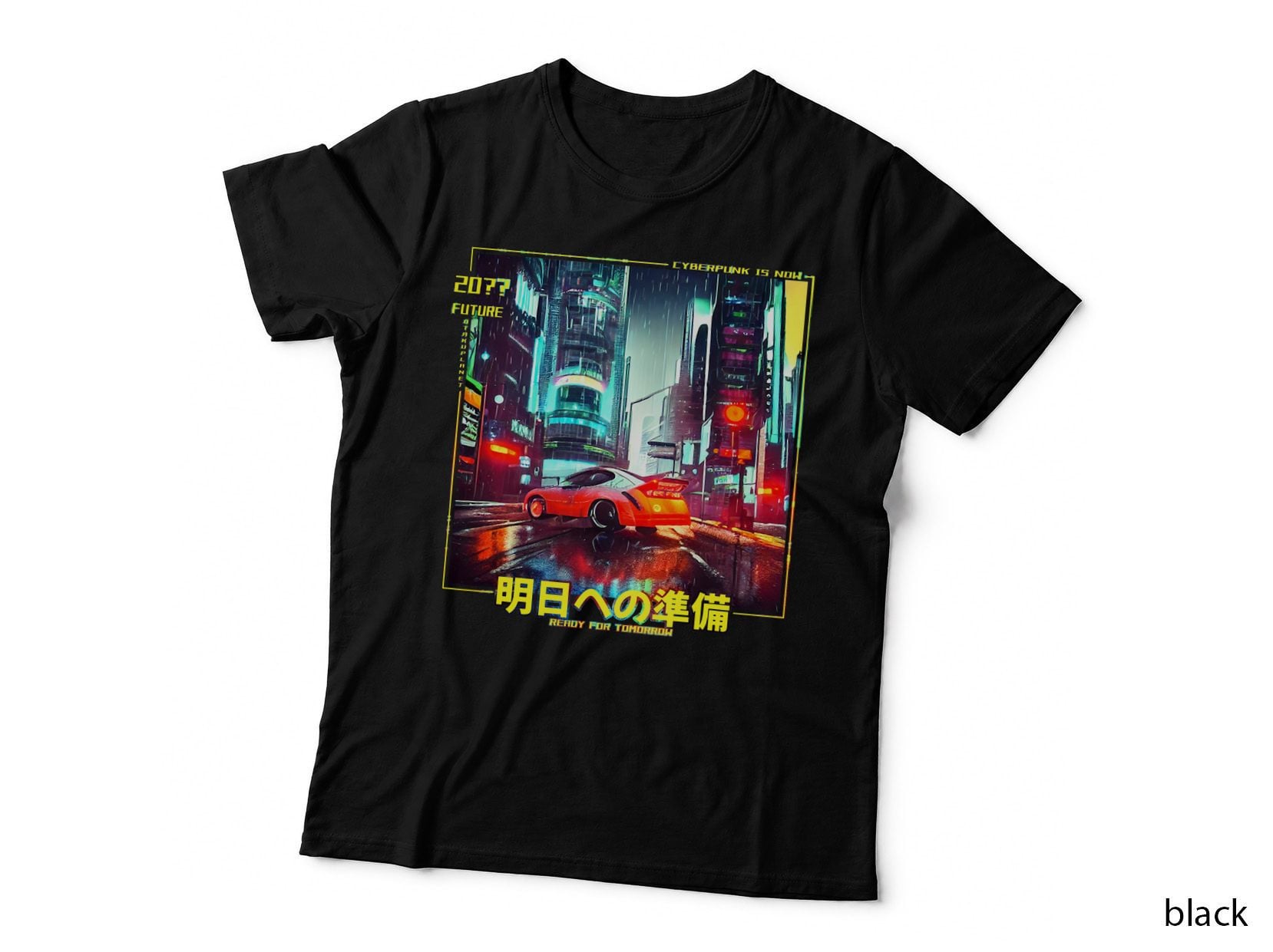 Japan Cyberpunk Car in Retro Cyberpunk Vaporwave Aesthetic T-Shirt