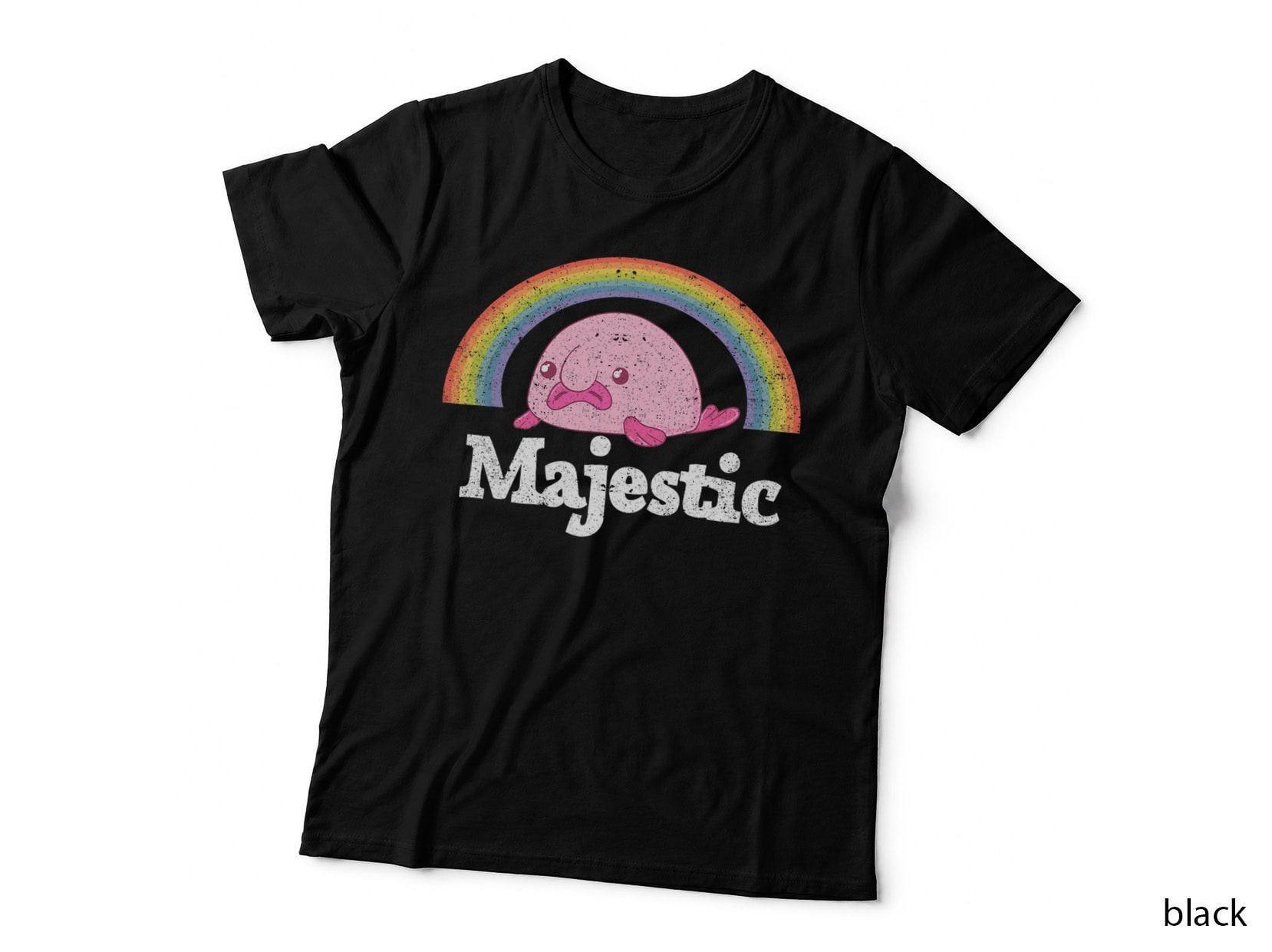 Majestic Blobfish Cute Sea Ocean Creatures Vintage Blob Fish T-Shirt