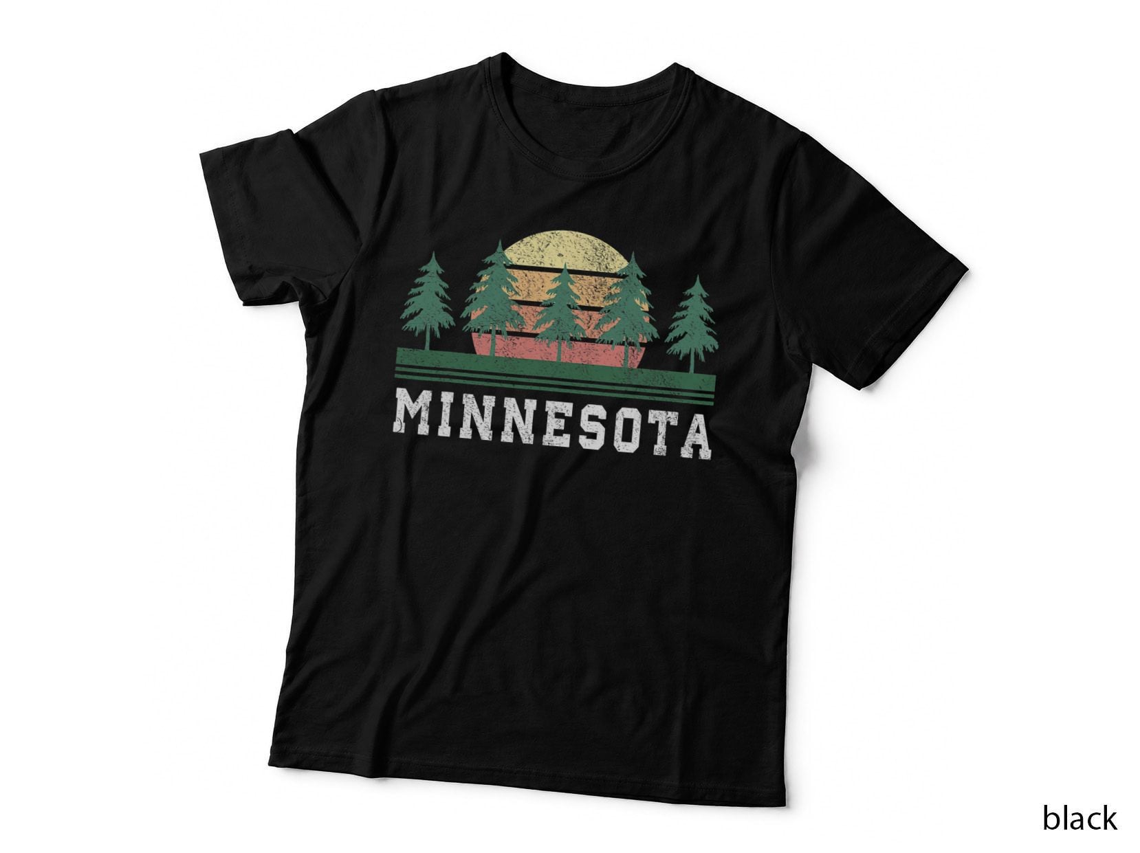 Minnesota MN T-Shirt Retro Vintage Shirt Gift Men Women Kids T-Shirt