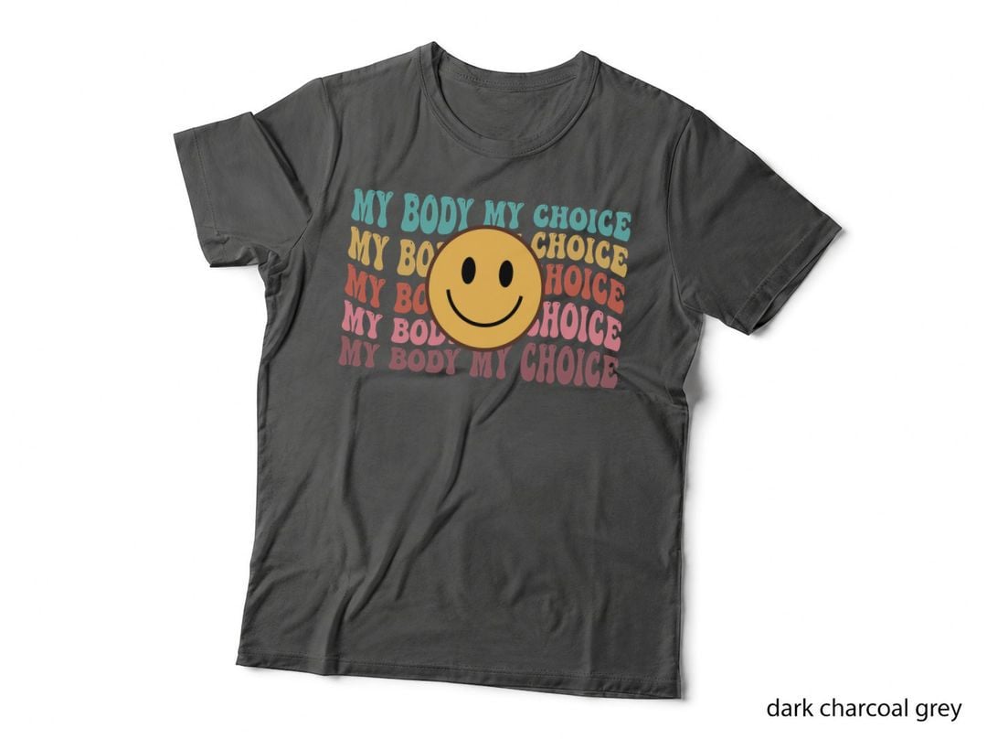 My Body My Choice Groovy Retro Pro Choice Reproductive Right T-Shirt