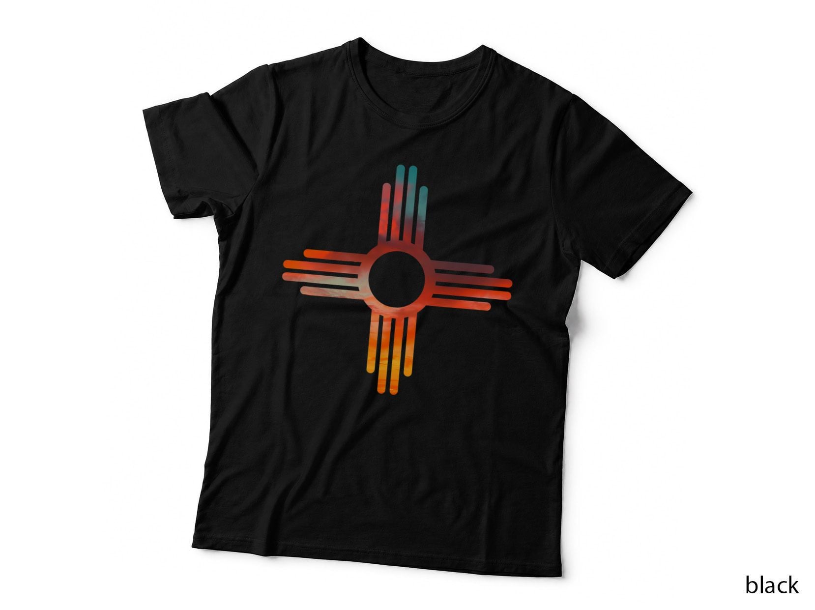 New Mexico State Zia Vintage Retro-Modern Design T-Shirt