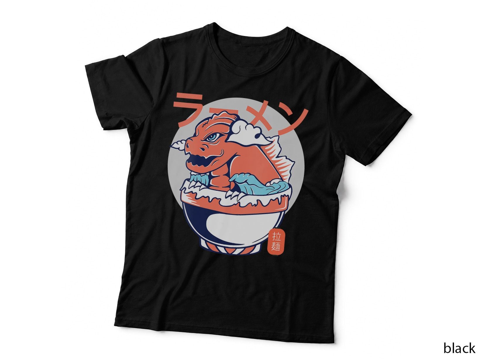 Ramen Monster Japanese Noodles Retro Japanese Culture T-Shirt